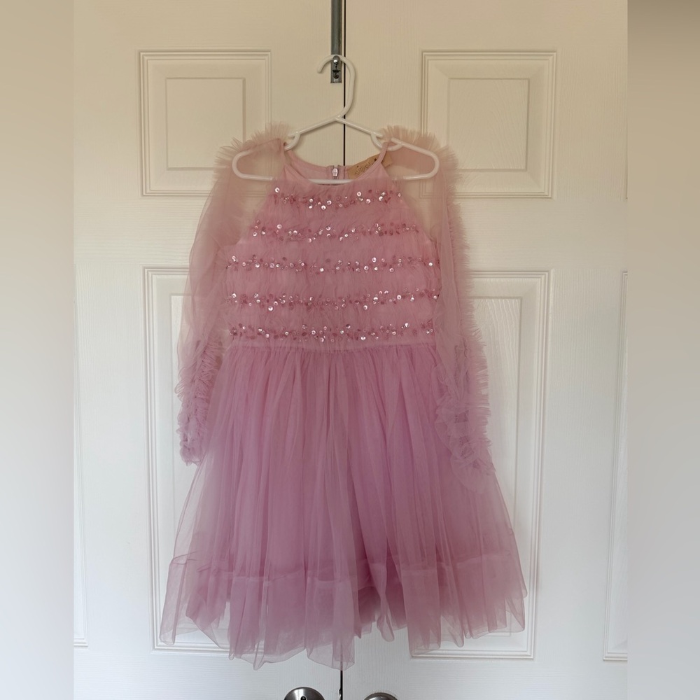 Tutu Du Monde Pink Sequin Tulle Dress